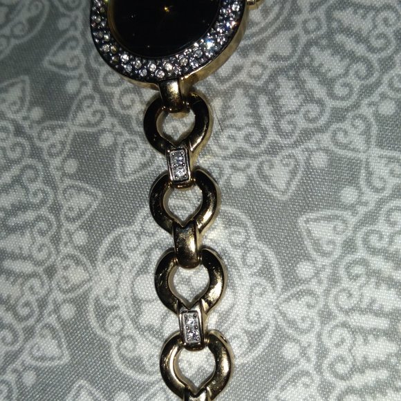 Ladies Citizen Eco-Drive w/ Swarovski Crystals and black dial - Picture 3 of 9